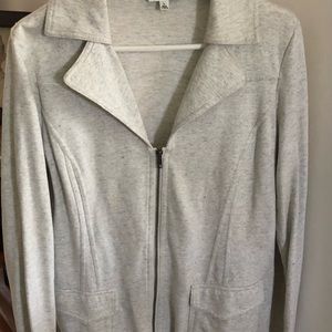 Jersey gray jacket